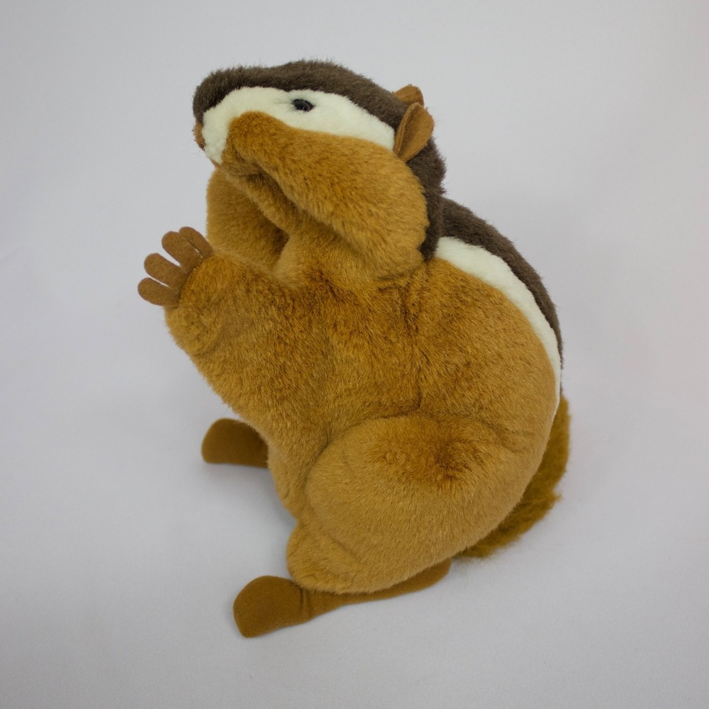 Folkmanis Realistic Chipmunk Wildlife Hand Plush Soft Puppet 10" Pretend Play